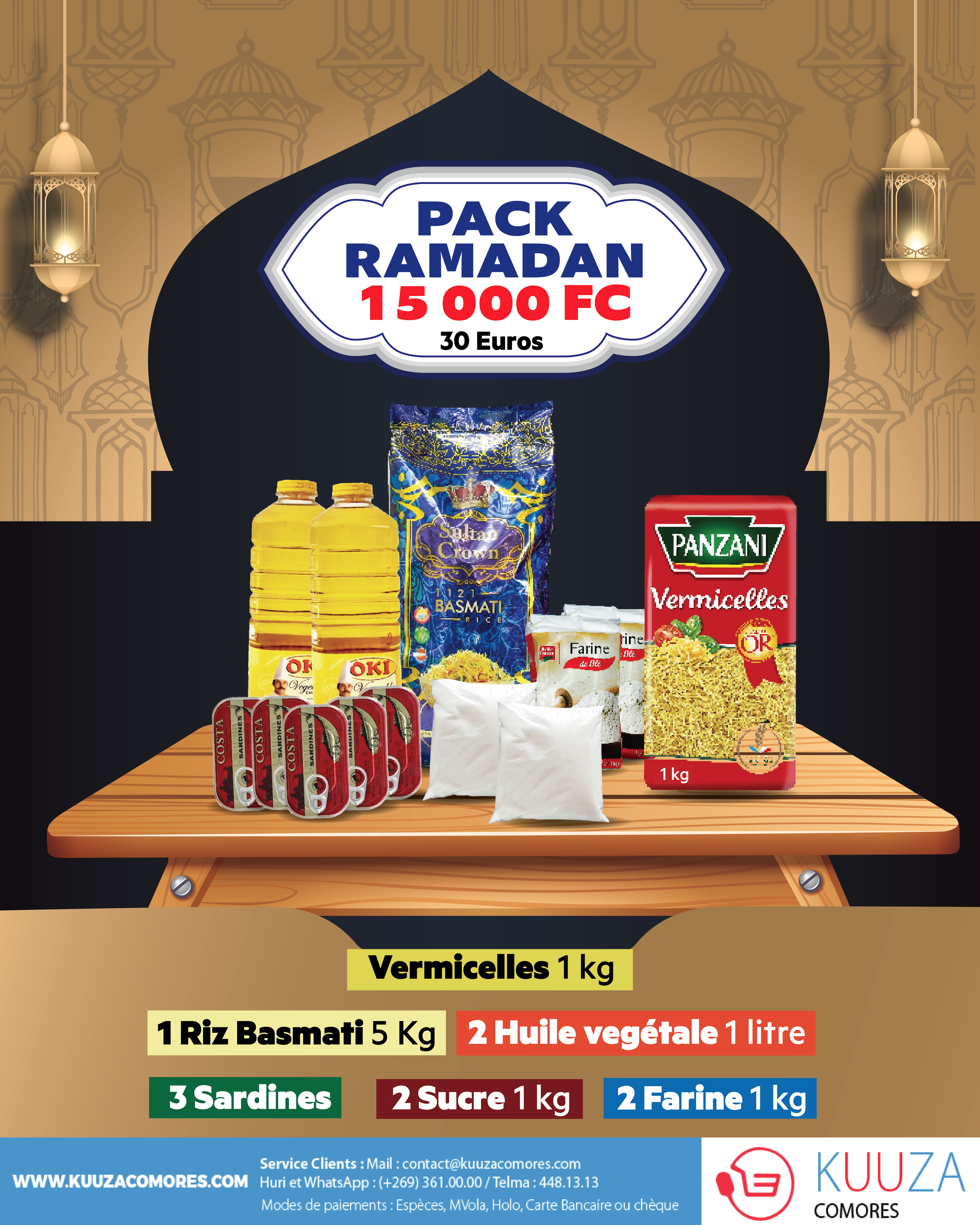 Pack Ramadan 15000 F