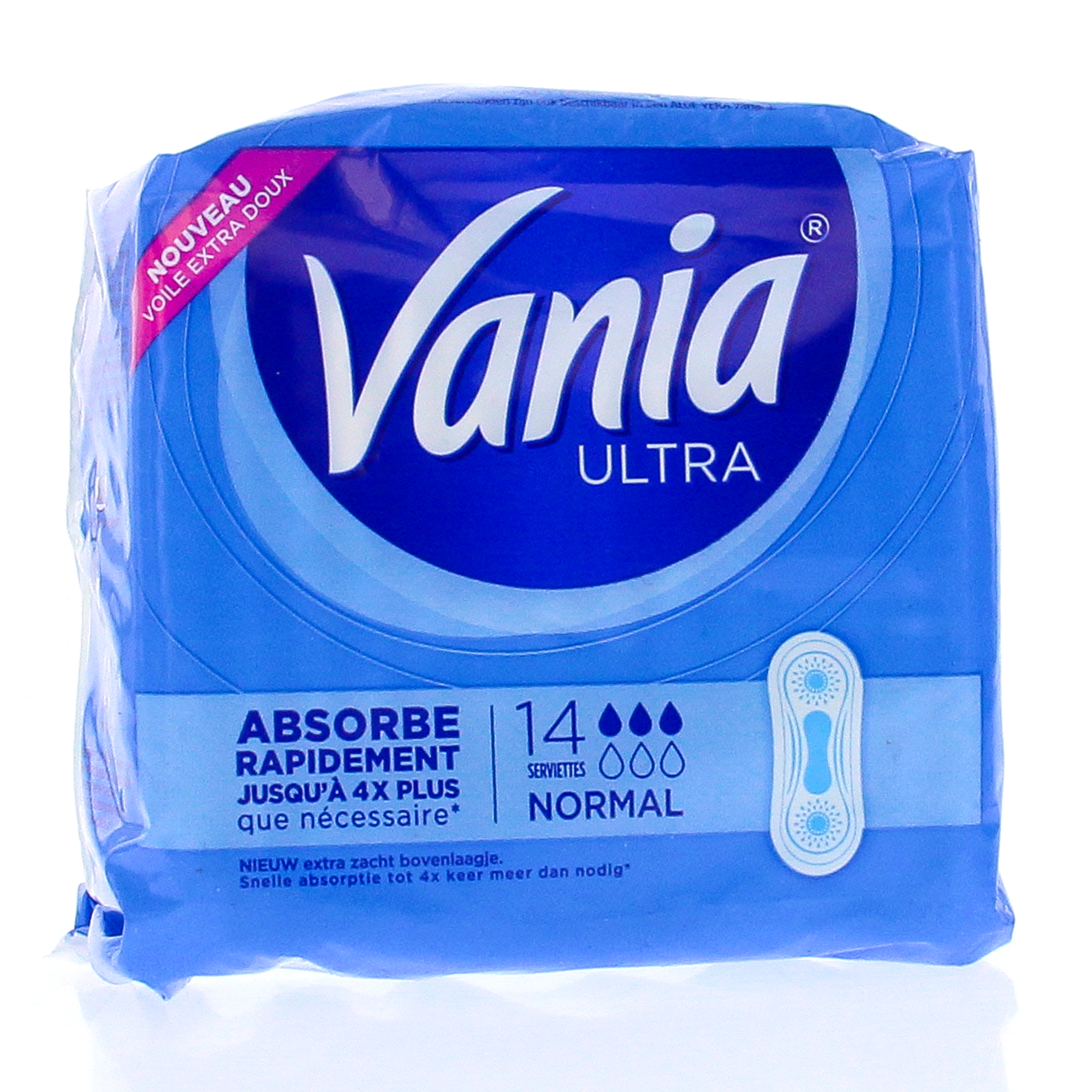 Vania Ultra Normal (paquet de 14 serviettes hygiéniques)