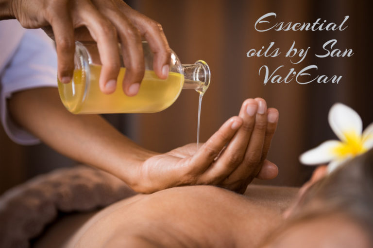 Massage détente aux huiles essentielles