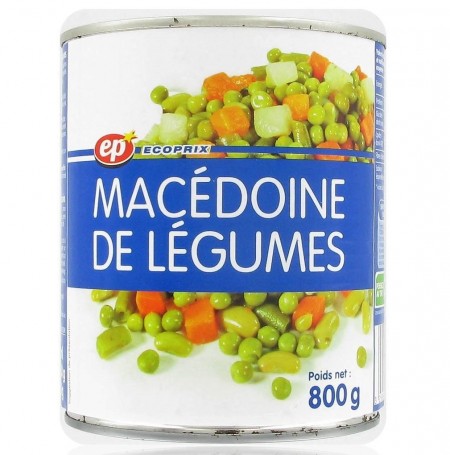 Macédoine de légumes EP, 800 g