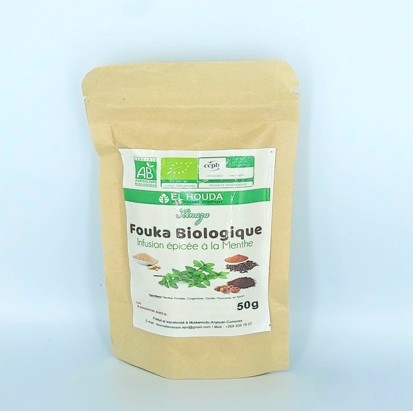 Infusion épicée à la menthe "Fouka" Kinaza,50 g