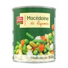 Macédoine de légumes 800 g BF