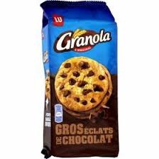 Cookies gros éclats de chocolat, Granola