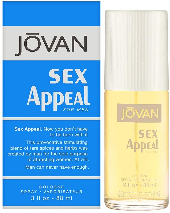 Eau de cologne JOVAN Sex appeal, 88 ml