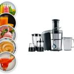 Robot culinaire multifonction Nikai NFP881G, 4-en-1
