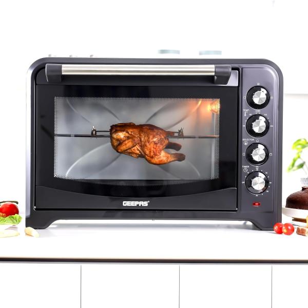 Four Électrique à Convention et Rotisserie Geepas 60 L - G04401NV