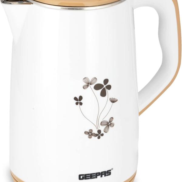 Bouilloire électrique 1,8 L fleuri GEEPAS