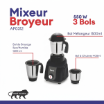 Mixeur Broyeur 3 en 1 JUNTO - AP0312